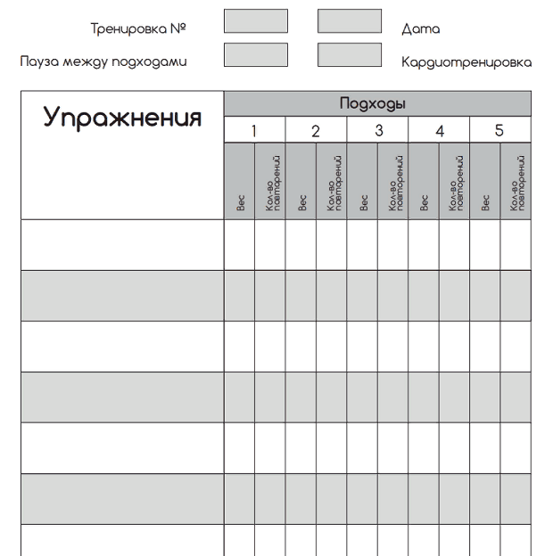 Как правильно вести дневник тренировок и матчей матч